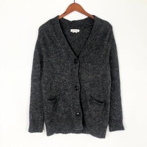 Isabel Marant Etoile Rider Mohair Blend Cardigan Gray Size EUR 36/US‎ 6 Italy